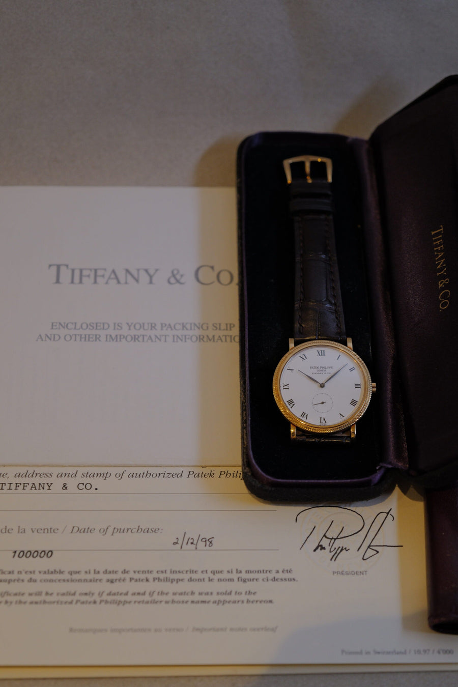 Patek Philippe×Tiffany & Co.
