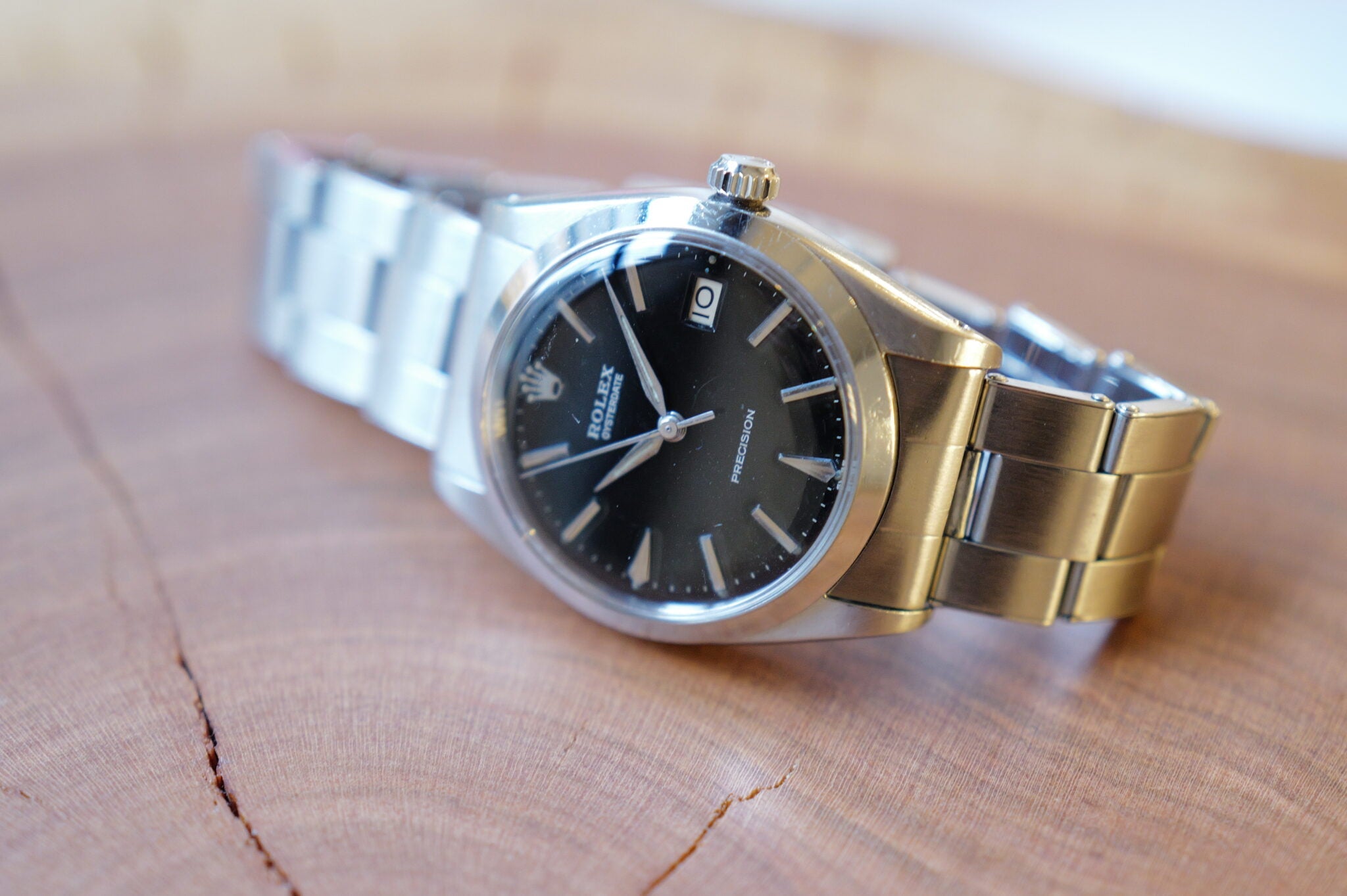 OYSTER DATE -Beautiful Gilt-