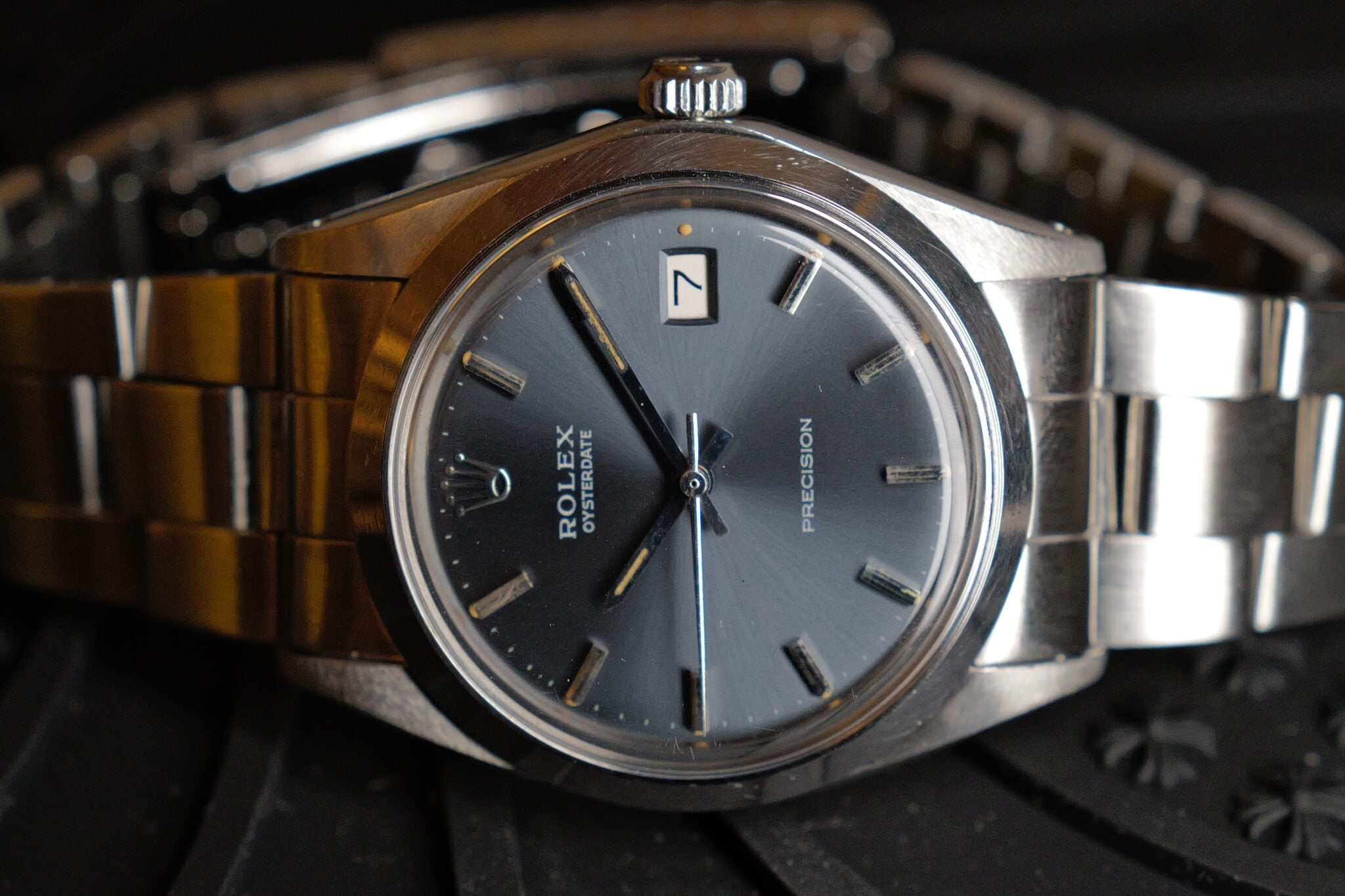 Mint condition 6694 Blue dial