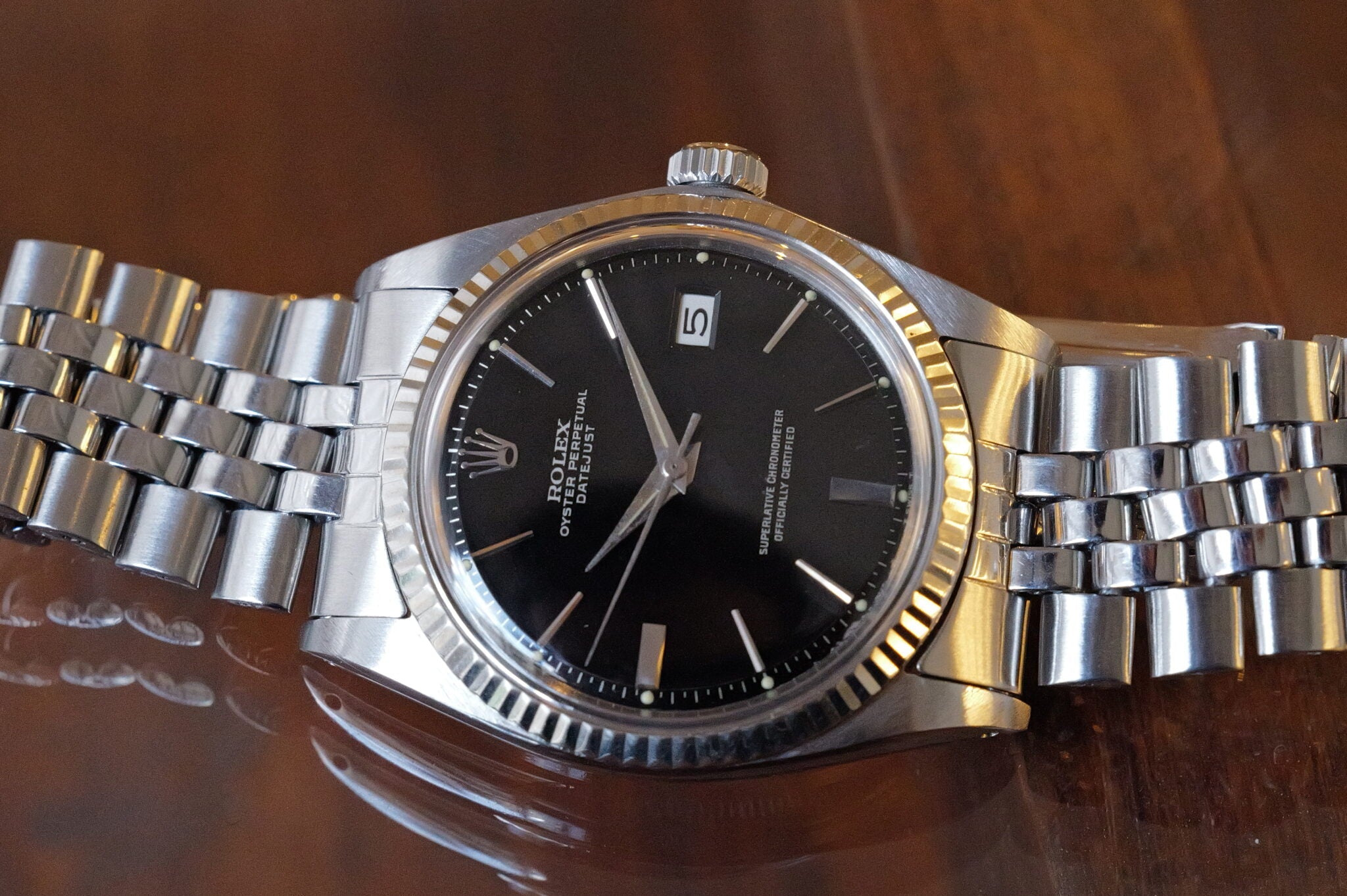 Dolphin Hands with Gilt dial