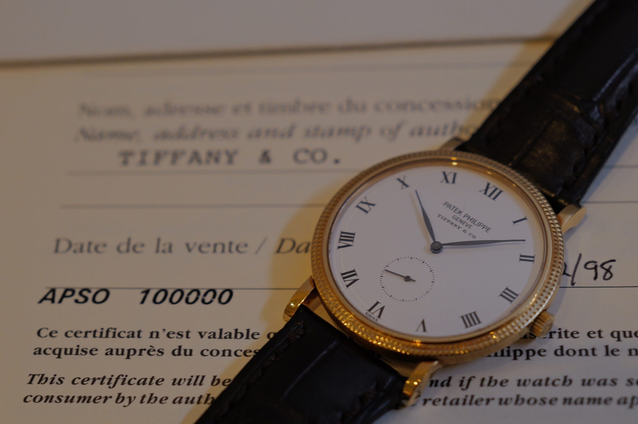 Patek Philippe×Tiffany & Co.