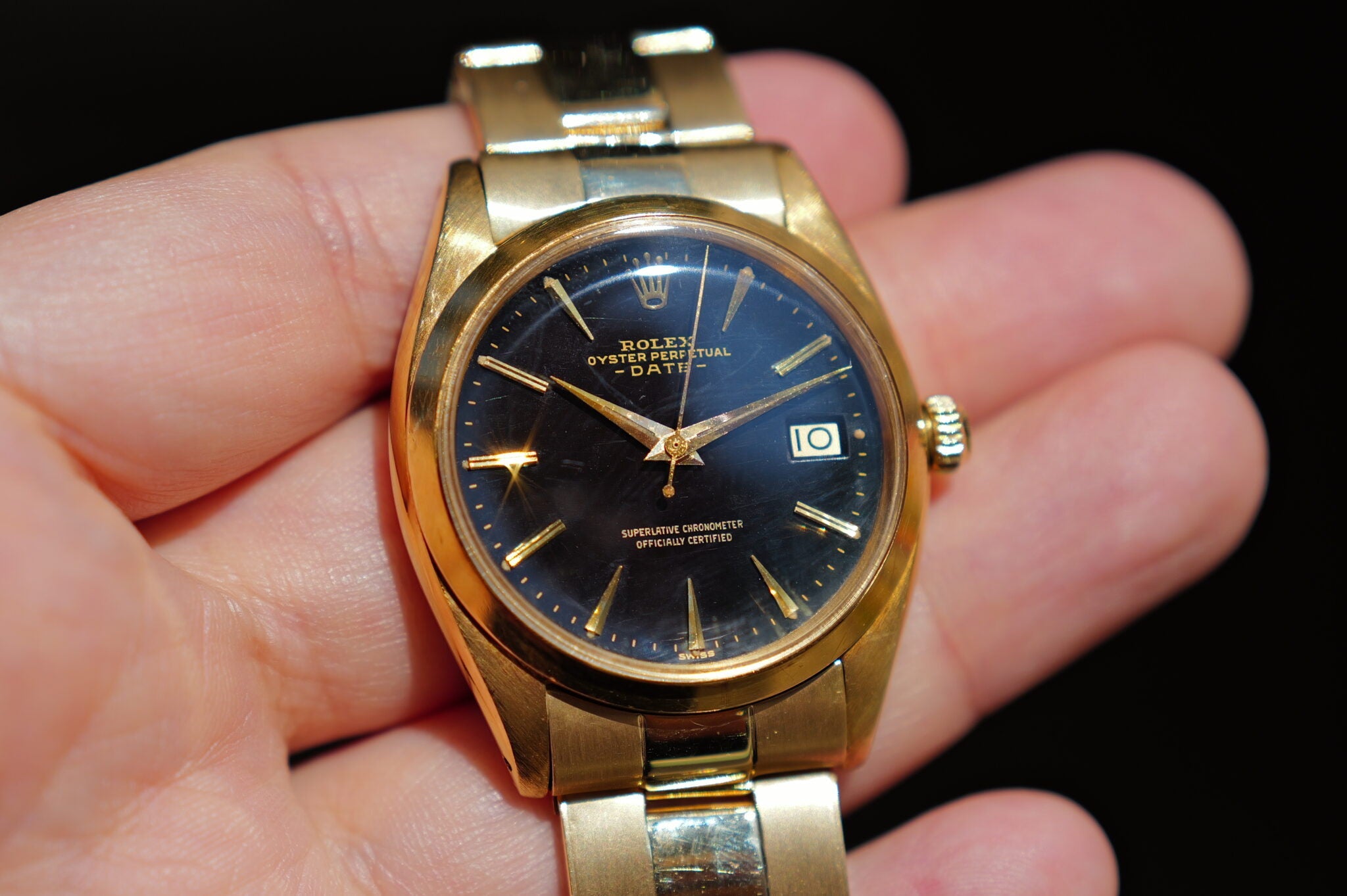 18K Gilt Oyster Perpetual Date