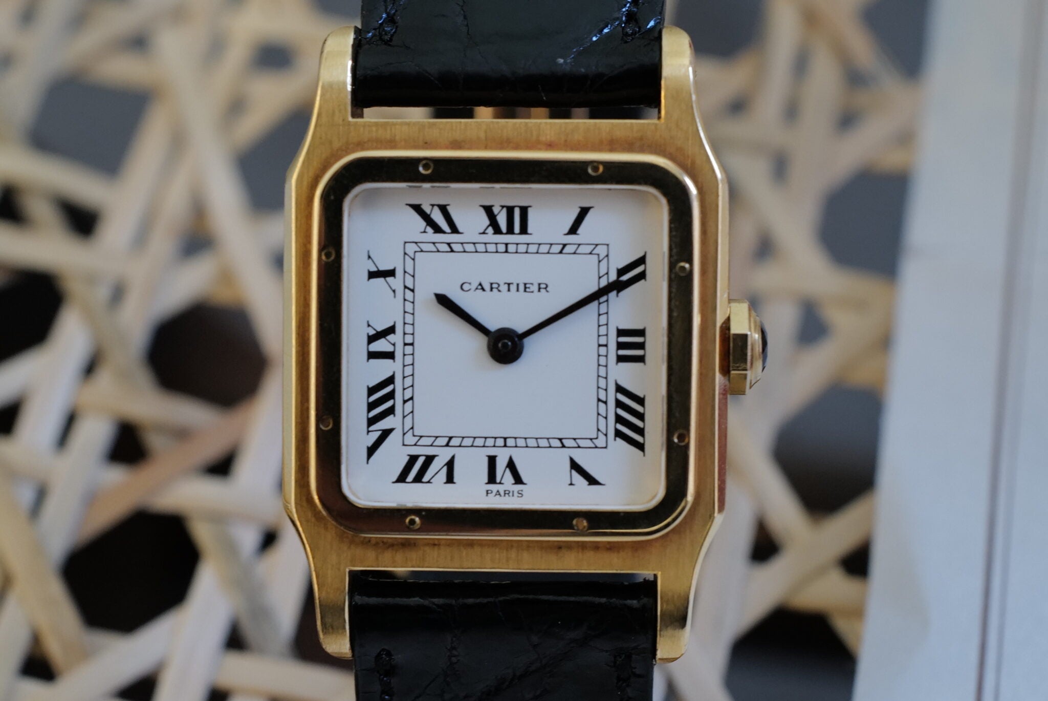 《CARTIER》 SANTOS DUMONT “PARIS LETTER”
