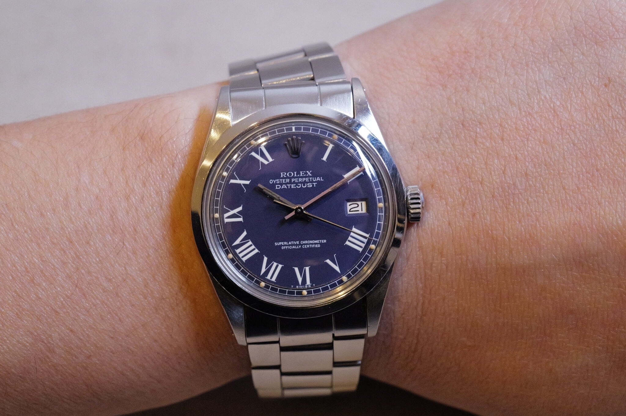 Good condition Blue Buckley