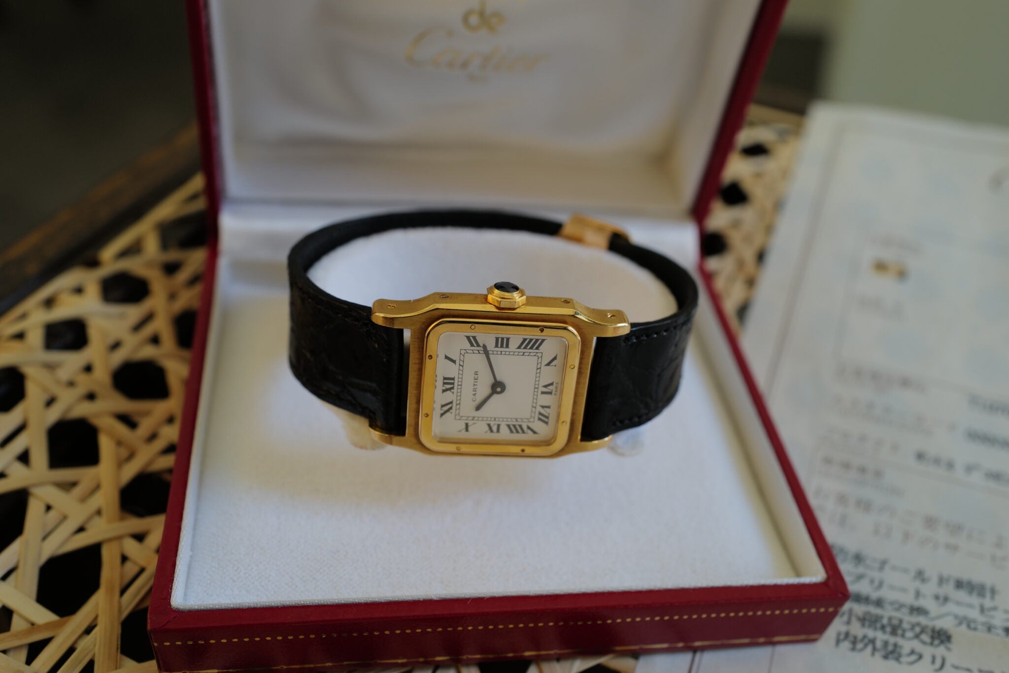 《CARTIER》 SANTOS DUMONT “PARIS LETTER”