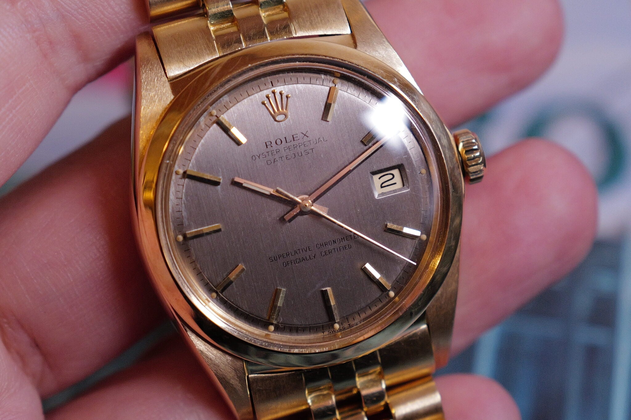 DJ Gray brushed dial