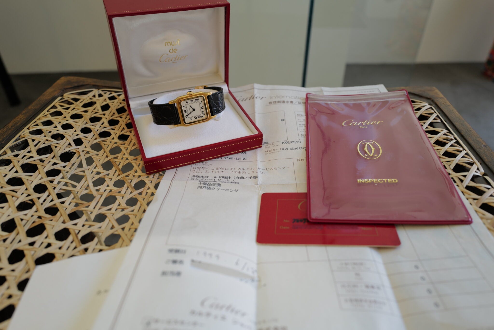《CARTIER》 SANTOS DUMONT “PARIS LETTER”