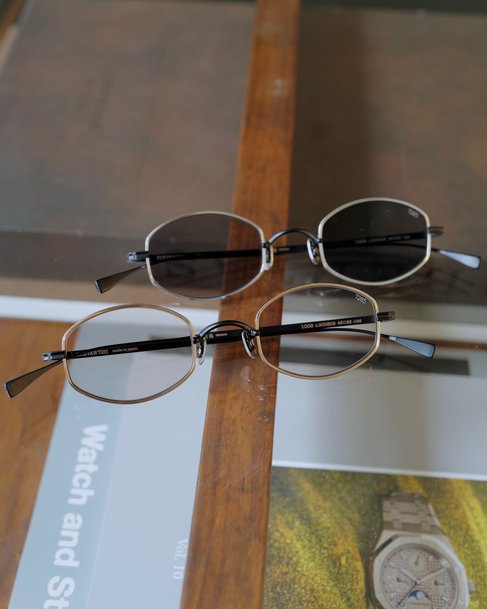 【極美品】EYEVAN7285 644 BLACK/ANTIQUE SILVER EYEVAN 7285 - AFTER